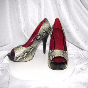 Jessica Simpson Size 10 Snakeskin Heels